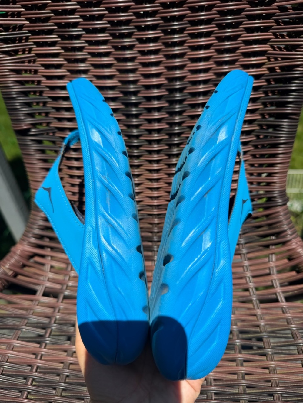 Hoka One One Women's Ora Recovery Flip - Diva Blue/Outer Space Sz 5 - Picture 8 of 8